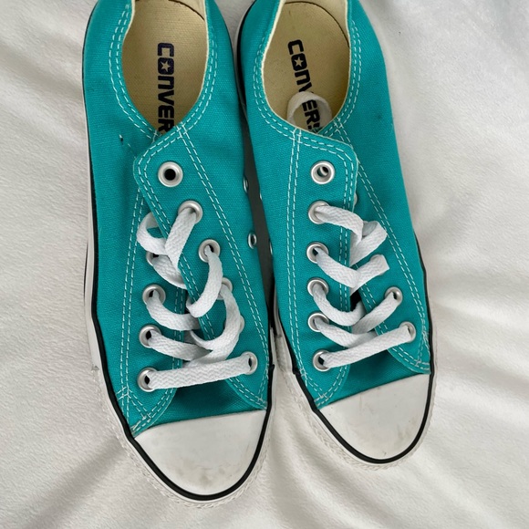 Turquoise Converse - Picture 2 of 3